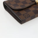 LOUIS VUITTON Damier Ebene Portefeuille Sistina Long Wallet N61747 Auth ep13090-9