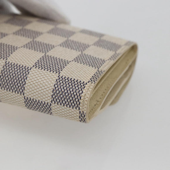 LOUIS VUITTON Damier Azur Portefeuille Joy Bifold Wallet N60030 LV Auth ep13091