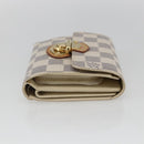 LOUIS VUITTON Damier Azur Portefeuille Joy Bifold Wallet N60030 LV Auth ep13091-4