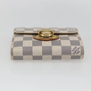 LOUIS VUITTON Damier Azur Portefeuille Joy Bifold Wallet N60030 LV Auth ep13091-6