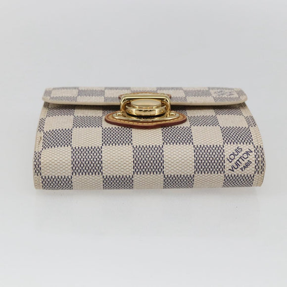 LOUIS VUITTON Damier Azur Portefeuille Joy Bifold Wallet N60030 LV Auth ep13091