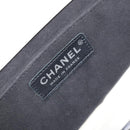CHANEL 2.55 Chain Shoulder Bag Leather White Silver CC Auth ep13093-16