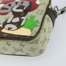 LOUIS VUITTON Mini Tale de Fe Pochette Accessory Pouch Khaki M92274 Auth ep13094-9