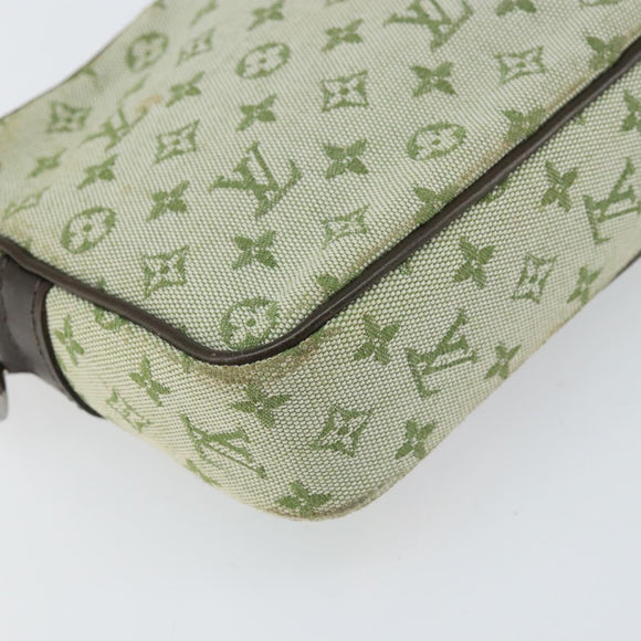 LOUIS VUITTON Mini Tale de Fe Pochette Accessory Pouch Khaki M92274 Auth ep13094