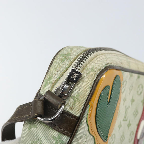 LOUIS VUITTON Mini Tale de Fe Pochette Accessory Pouch Khaki M92274 Auth ep13094