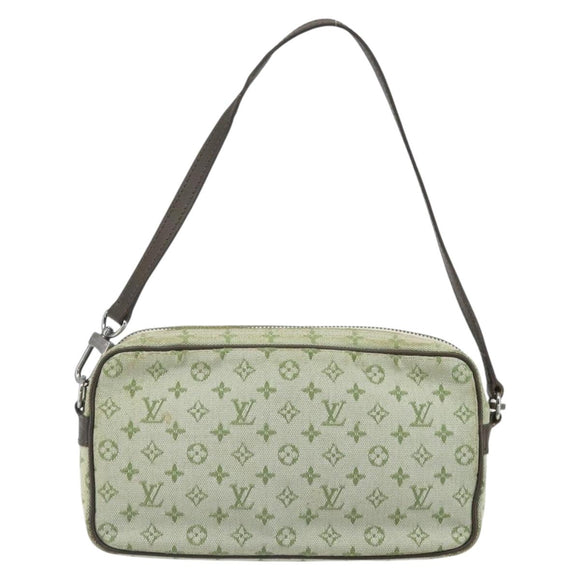 LOUIS VUITTON Mini Tale de Fe Pochette Accessory Pouch Khaki M92274 Auth ep13094