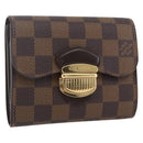 LOUIS VUITTON Damier Ebene Portefeuille Joy Bifold Wallet N60034 LV Auth ep13095-1