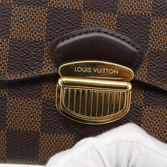 LOUIS VUITTON Damier Ebene Portefeuille Joy Bifold Wallet N60034 LV Auth ep13095
