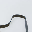 FENDI Zucchino Canvas Mamma Baguette Shoulder Bag Navy Silver Auth ep13096-8