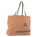 BURBERRY Blue Label Tote Bag Canvas Orange Auth ep13097-1