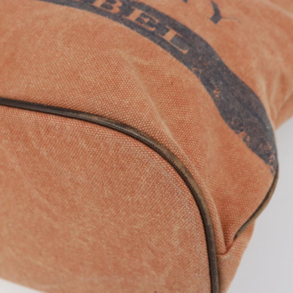 BURBERRY Blue Label Tote Bag Canvas Orange Auth ep13097