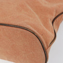 BURBERRY Blue Label Tote Bag Canvas Orange Auth ep13097-12