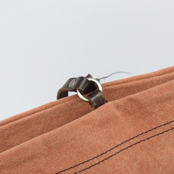 BURBERRY Blue Label Tote Bag Canvas Orange Auth ep13097