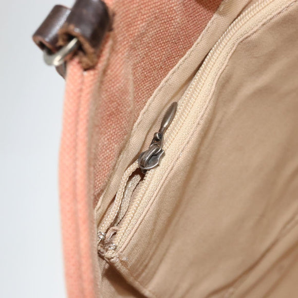 BURBERRY Blue Label Tote Bag Canvas Orange Auth ep13097