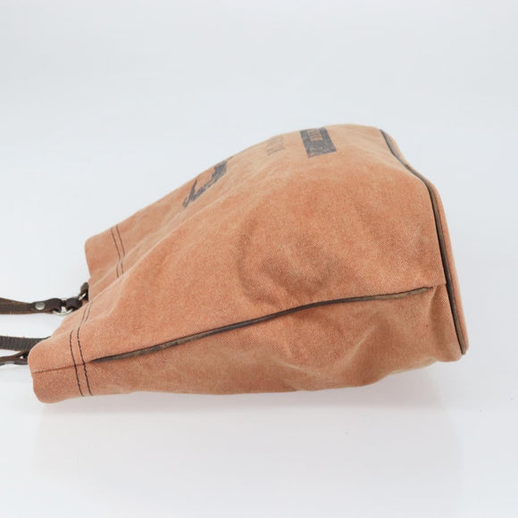 BURBERRY Blue Label Tote Bag Canvas Orange Auth ep13097