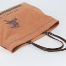BURBERRY Blue Label Tote Bag Canvas Orange Auth ep13097-6