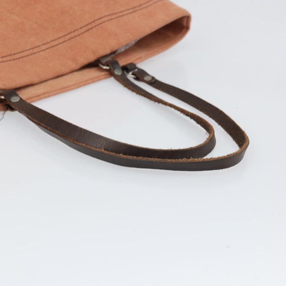 BURBERRY Blue Label Tote Bag Canvas Orange Auth ep13097