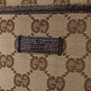 GUCCI GG Canvas Schultertasche Beige Silber 122793 Auth ep13100-14