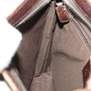 GUCCI GG Canvas Schultertasche Beige Silber 122793 Auth ep13100-18