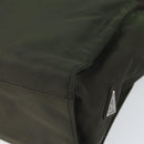 PRADA Shoulder Bag Nylon Khaki Silver Auth ep13101-15