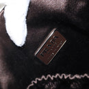 PRADA Shoulder Bag Nylon Khaki Silver Auth ep13101-18