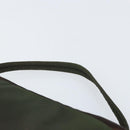 PRADA Shoulder Bag Nylon Khaki Silver Auth ep13101-8