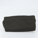 PRADA Shoulder Bag Nylon Khaki Silver Auth ep13101-5
