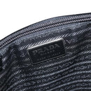 PRADA Hand Bag Patent leather Gray Silver Auth ep13103-10