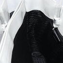 PRADA Hand Bag Patent leather Gray Silver Auth ep13103-18