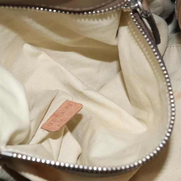 Chloe Paddington Handtasche Leder Braun Gold Silber Auth ep13108V