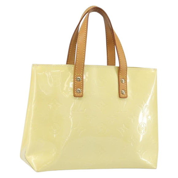 LOUIS VUITTON Monogram Vernis Reade PM Hand Bag Gris M91145 LV Auth ep13110