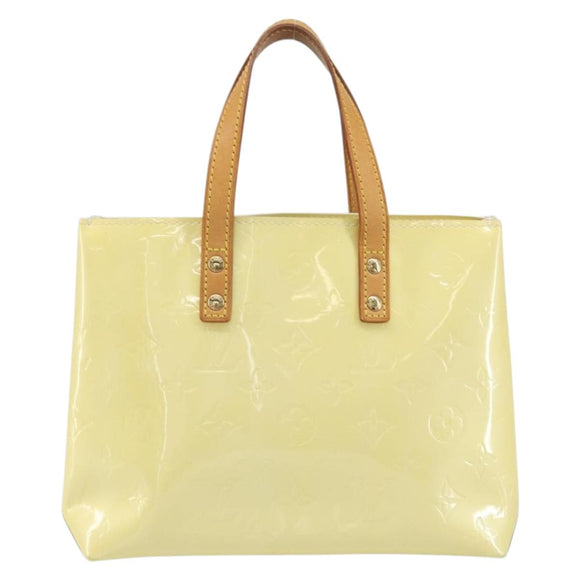 LOUIS VUITTON Monogram Vernis Reade PM Hand Bag Gris M91145 LV Auth ep13110