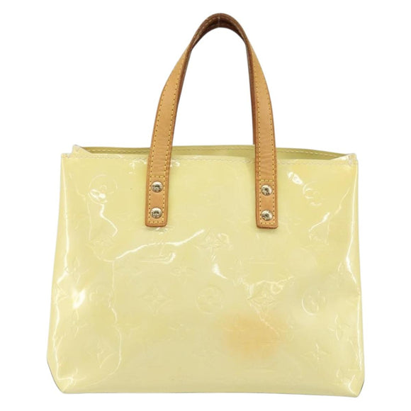 LOUIS VUITTON Monogram Vernis Reade PM Hand Bag Gris M91145 LV Auth ep13110