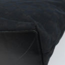 GUCCI GG Canvas Tote Bag Black Gold 002 1099 Auth ep13113-15