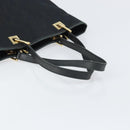 GUCCI GG Canvas Tote Bag Zwart Goud 002 1099 Auth ep13113-7