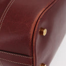 LOEWE Hand Bag Leather Red Gold Auth ep13115-9