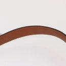 CELINE Macadam Canvas Shoulder Bag PVC Leather Brown Gold Auth ep13120-8