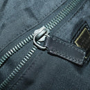FENDI Zucchino Canvas Boston Bag Black Brown Auth ep13122-23