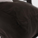PRADA Shoulder Bag Nylon Brown Silver Auth ep13123-18