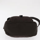 PRADA Shoulder Bag Nylon Brown Silver Auth ep13123-5