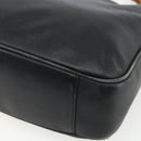 GUCCI Bamboo Hand Bag Leather Black Gold 001 1014 1638 Auth ep13124-12