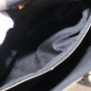 FENDI Pecan Canvas Tote Bag PVC Brown Black Auth ep13128-20