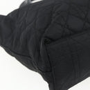 Christian Dior Lady Dior Hand Bag Nylon Black Silver Auth ep13131-13
