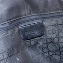 Christian Dior Lady Dior Hand Bag Nylon Black Silver Auth ep13131-15