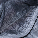 Christian Dior Lady Dior Hand Bag Nylon Black Silver Auth ep13131-17