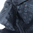 Christian Dior Lady Dior Hand Bag Nylon Black Silver Auth ep13131-19
