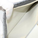 Christian Dior Shoulder Bag Leather Gray Gold Auth ep13132-21