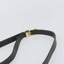 Christian Dior Shoulder Bag Leather Gray Gold Auth ep13132-8