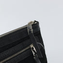 BALENCIAGA Clutch Bag Suede Black Silver 273022 Auth ep13134-8