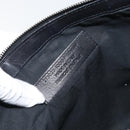 BALENCIAGA Clutch Bag Suede Black Silver 273022 Auth ep13134-12